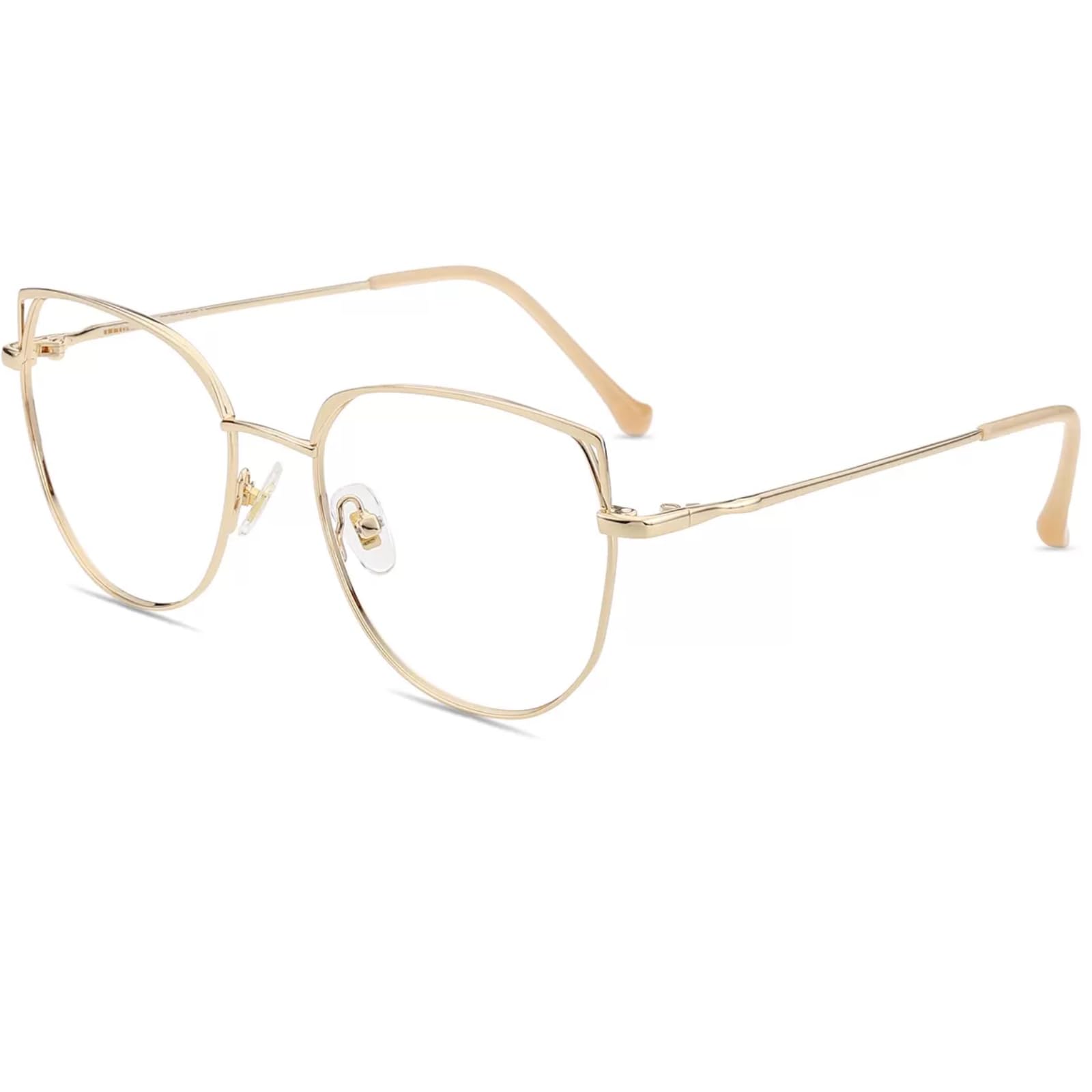 Firmoo Blue Light Blocking Glasses Women Cateye, Anti Glare Reduce Headaches, Blue Light Filter Glasses for Computer Screen