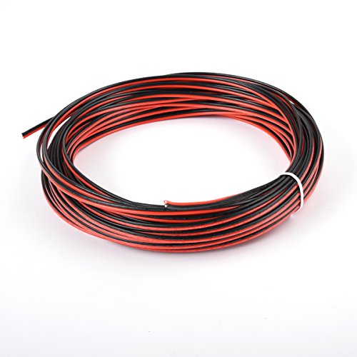 image for Haerkn 82ft 2pin Extension Cable Wire Cord 25M 20awg Electrical Wire C