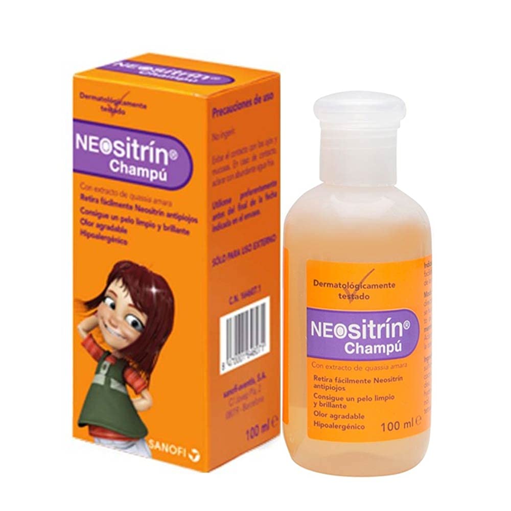 Neositrín Post Treatment Lice Shampoo â€“ Easily Remove Treatment â€“ Clean, Shiny and Pleasant Smell â€“ Hypoallergenic â€“ 100 ml