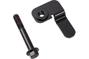 HCHENUP Front Track Bar Bolt and Flag Nut Retainer Compatible with Jeep 1997-2006 Wrangler TJ 1984-2001 Cherokee XJ 1993-1998 Grand Cherokee ZJ Replaces# 6504449 Set of 1 Black