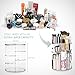 Jerrybox 360 Degree Rotation Makeup Organizer Adjustable Multi-Function Cosmetic Storage Box, Large Capacity, 7 Layers, Fits Toner, Creams, Makeup Brushes, Lipsticks and More, Clear Transparent