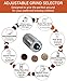 Manual Coffee Grinder with Conical Burr - Hand Bean Mill with Adjustable Settings for Espresso, French Press, Cold and Turkish Brew by Vescoware - Stainless Steel