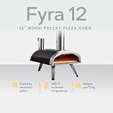 Ooni Fyra 12 Wood Fired Outdoor Pizza Oven Portable Portable Pellet Oven view 3