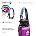 WaterFit Paracord Handle - Paracord Carrier Survival Strap Cord with Safety Ring and Carabiner Compatible with Hydro Flask Wide Mouth Water Bottles 12oz - 64 oz
