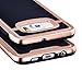 ANSIWEE Galaxy S6 Edge Plus Case, Shockproof Phone Cover, Galaxy S6 Edge Plus Cover, Soft TPU Bumper Hard PC Case Brushed PC Texture Protective Armor for Samsung Galaxy S6 Edge Plus (Rose Gold)