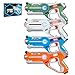 JOYMOR 4PCS Infrared Laser Tag Guns Set, Battle Gun of 4 Tag Blasters, w/ Multiplayer Mode, Best Toy for Boys Girls Indoor and Outdoor Activity- 4 Pack …
