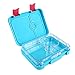 Adult Lunch Box Bento Container for Adults Meal Prep Or Kids (Blue), 20 Stickers Pack To Decorate