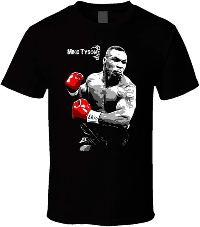WWER Mike Tyson New T Shirt BlackM: Amazon.co.uk: Clothing