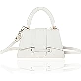 GRUMOTA Mini Handbag Purse for Women PU Leather Top Handle Evening Bag,Cute Small Crossbody Clutch Wallet