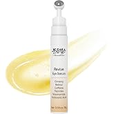 Under Eye Cream with Retinol Caffeine Ginseng Revive Eye Serum 0.5 Fl Oz | Eye Repair Cream 360&deg; Roller Hyaluronic Acid Anti-Aging Dark Circles Under Eye Bags Puffiness Korean Skin Care Daily Use