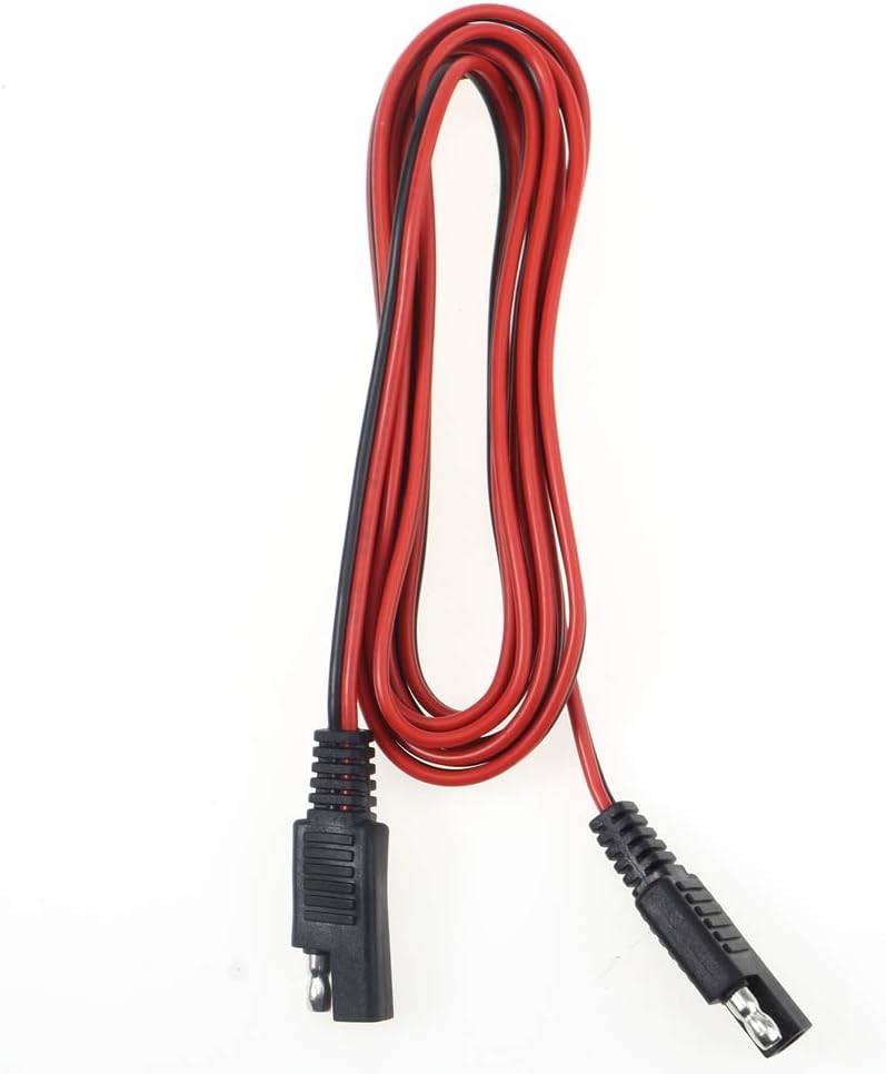 SAE to SAE Extension Cable 2 pin Quick Disconnect Extension Cable with Dust Cover (1m)