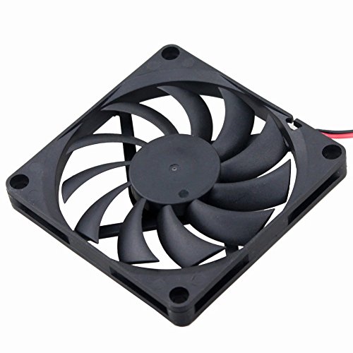 GDSTIME Radiator 80mm x 80mm x 10mm 12V Brushless DC Cooling Fan - Thumbnail 7