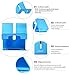 Esonstyle Cell Phone Stand Tablet Stand, [Updated Version] Aluminum Stand Holder Tablet Stand for 4-10 inch Mobile Phone and Tablet (Blue)