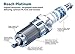 BOSCH 6720 OE Fine Wire Platinum Spark Plug - Pack of 4