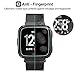 [ 3-Pack ] Fitbit Versa Screen Protector, Masua Waterproof 9H Tempered Glass Screen Protector for Fitbit Versa Smart Watch [2.5D Round Edge] [9H Hardness] [Crystal Clear] [Anti-Scratch] [No-Bubble]