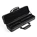 Vangoa Flute Case Carrying Bag Waterproof Lightweight for 16 Holes Flute C Foot with Adjustable Shoulder Strap and Exterior Pocket