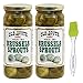 Old South Pickled Brussels Sprouts, Mild 16 oz (2 Pack)