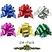 24 PCS Wrap Ribbon Pull Bows, 12 Designs 4.7