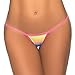 Espiral Women's Classic Y-Back Thong Rainbow Medium/Large