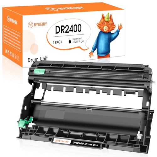 BYBEIBY DR2400 Drum Compatible with Brother DR2400 DR-2400 Drum for Brother MFC-L2710DW HL-L2350DW MFC-L2710DN HL-L2310D DCP-L2530DW MFC-L2750DW DCP-L2510D MFC-L2730DW HL-L2375DW DCP-L2550 LDN