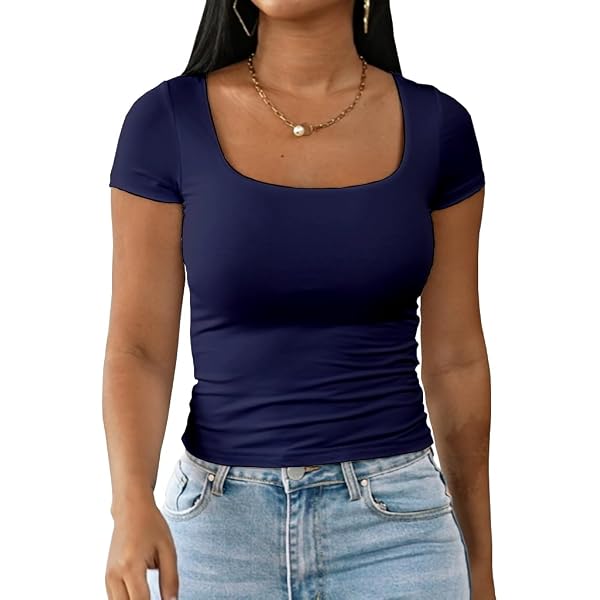 Nursing Tank Top Women's Ruched - Sweetheart Neck Y2K Going Out Shirt Summer Slim Fit Blouse Puff Sleeve Crop Top