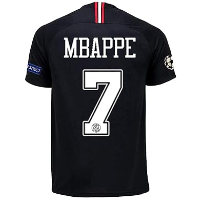 black psg mbappe jersey