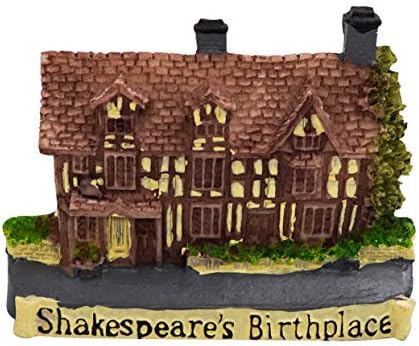 zamonji Shakespeare's Birthplace, UK Tourist Travel Souvenir 3D Resin Fridge Magnet Refrigerator Magnets For Whiteboard/Map