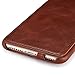 iPhone 8 Plus Case, iPhone 7 Plus Case, Benuo [Vintage Classic Series] Genuine Leather Handmade Folio Flip Leather Case, Ultra Slim, Magnetic Closure with Stand for Apple iPhone 8 Plus/7 Plus (Brown)