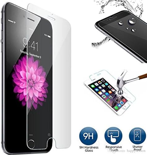 iPhone 8 Plus screen protector iPhone 7 Plus Screen Protector RAmin 2-Pack Tempered Glass Film Case Friendly for Apple iPhone 8 Plus and iPhone 7 Plus 5.5-Inch