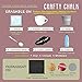 White Liquid Chalk Markers Pens -3-Pack of 3 Mm Tip - Crafty Chalk - Arts & Crafts - Business, School or Home - Use on Stickers, Labels Large or Small