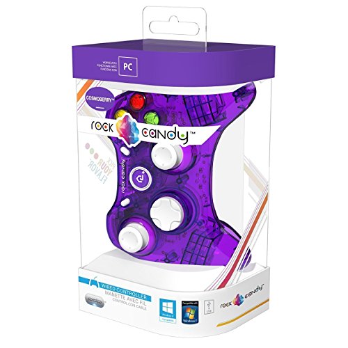 PDP Rock Candy Wired Controller for PC, Cosmoberry (904-004-NA-PR)