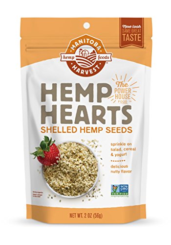 Manitoba Harvest Hemp Hearts Raw Shelled Hemp Seeds, 2oz (Pack of 12); with 10g Protein & Omegas per Serving, Non-GMO, Gluten Free Manitoba Harvest Hemp Hearts Raw Shelled Hemp Seeds, 2oz (Pack of 12); with 10g Protein & Omegas per Serving, Non-GMO, Gluten Free