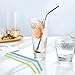 Reusable Straws Stainless Steel Straws Silicone Straws Set of 12 Packs in Different Size Drinking Straws for YETI & RITC Perfect Smoothie Straws by BONNEVIE
