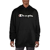 Champion Men's Big and Tall Script Logo Pullover Hoodie
