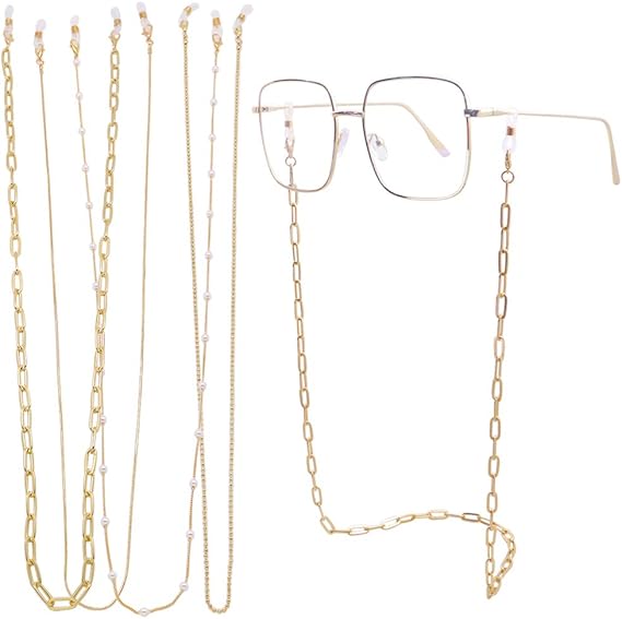 Eyeglass Chains for Women, Glasses Holder Chains and Cords for Women