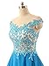 FNKS Women's Straps Lace Bodice Short Prom Gown Homecoming Party Dress