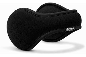 180s Fleece Behind-the-Head Earmuffs Black