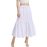 BEAUTELICATE Half Slip Skirt Extender 100% Cotton Vintage Underskirt