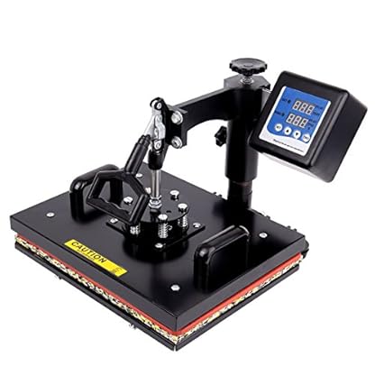 Ridgeyard 15.6 inch x 12.4 inch 1000W 360 Degree Swing Away Digital Heat Press Photo T-shirt Sublimation Transfer Machine 110V - Image 4