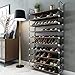 Sable Shoe Rack, Upgrade 10 Tiers Shoes Upgraded Organizer Storage with Spare Parts, Stackable Tower Cabinet Holds up to 50 Pairs of Shoes, 68’’ x 39’’ x 10’’, DIY Assembly – No Tools Required