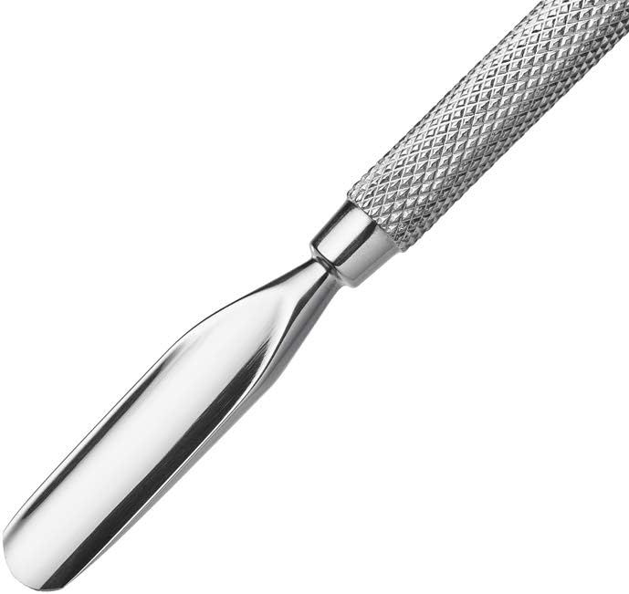 Rui Smiths Professional Double Ended Hypoallergenic Stainless Steel Metal Pusher (Cuticle Pusher) - Style No. 107 - Image 3