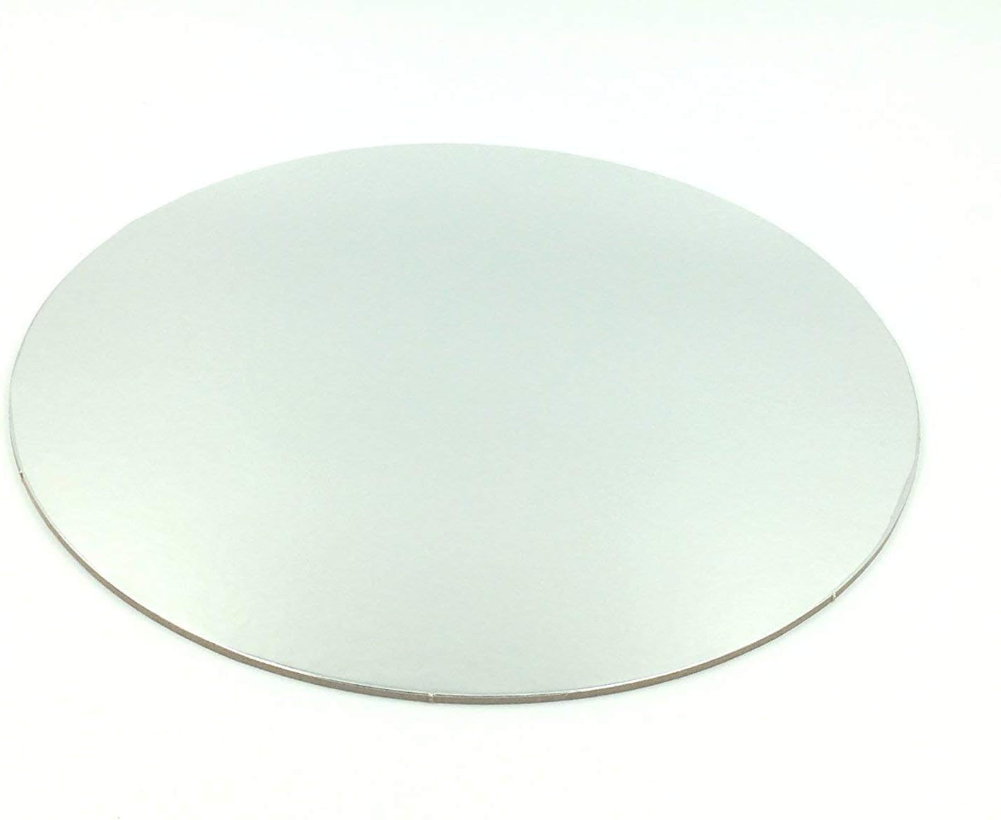 10 Stk. Cake Board Ø 30 cm Cake Drum 3 MM beschichtet Kuchenplatte Tortenplatte Cakeboard Tortenunterlage Ausstecher Fondant SILBER RUND