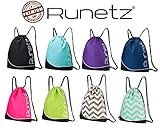 Runetz - Gym Sack Bag Drawstring Backpack Sport Bag for Men & Women Sackpack