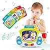 VATOS-Music-Toys-for-Kids-Baby-Musical-Toy-Karaoke-Music-Player-with-Singing-Recoding-Voice-Changing-Function-Early-Learning-Development-Einstein-Toy-for-Toddlers-Gift-for-Girls-2-Year-Old VATOS Music Toys for Kids, Baby Musical Toy Karaoke Music Player with Singing Recoding & Voice Changing Function Early…