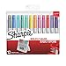 Sharpie Permanent Markers with Storage Case, Ultra Fine Point, Vibrant Colors, 12 Count