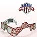 3D Christmas Glasses - 5 Pack - See CANDY CANES! Turn Holiday Lights Into Magical Images For A Fun Christmas Experience! Our USA MADE Holiday Specs Are Perfect For Festivities!