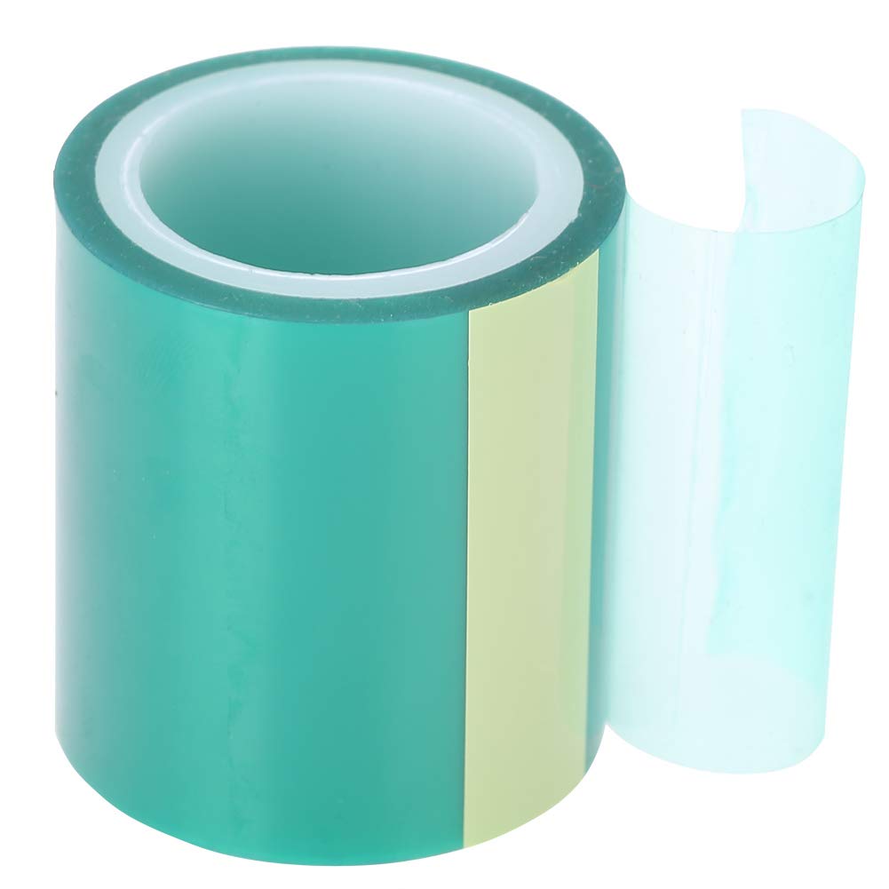 Art Craft Tape, Seamless Sticky Paper Tape for DIY Jewelry Pendant Making, UV Resin Tape for Metal Frame and Epoxy Crafts, 4cm x 5m Green PET Film Tape for Jewelry Making