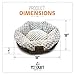 Pet Craft Supply Soho Round Cat Bed For Indoor Cats, Ultra Soft Plush, Memory Foam, Machine Washable, Calming Cat Bed,Brown, Small