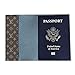 Fashion passport covers luxury stylish travel ID holder eco leather