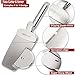 Pizza Cutter Wheel with Server 4in1 design, ALL Stainless Steel, Super Sharp Blade, Dishwasher safe, Premium Combo Pack + Ice Cream Scoop